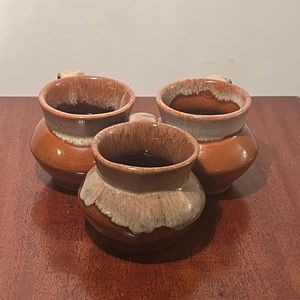 3 Pc Ceramic Mugs